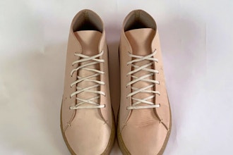 2-Day Hand Sewn Single Layer Leather Sneaker